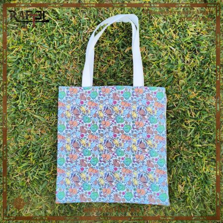 Totebag Pokemon iniciales Kanto, Pikachu y Eevee