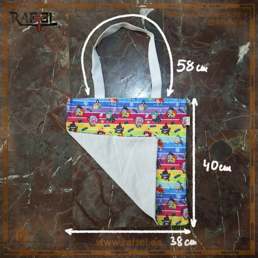 Totebag One piece arcoiris