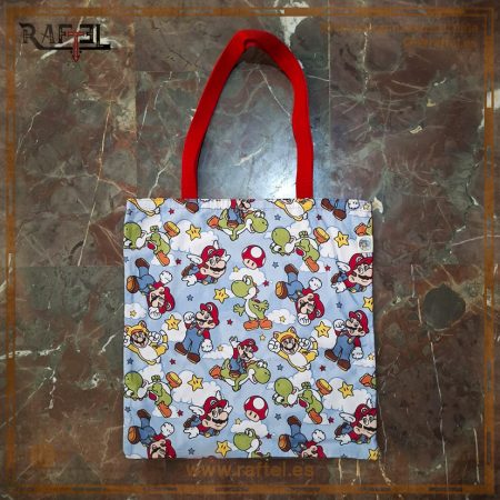 Totebag Super Mario roja