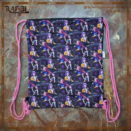 Mochila de cuerdas Huntrix negra