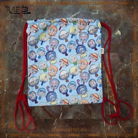 Mochila de cuerdas Mugiwaras politos 2 blanca