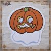 Pegatina Fantasmita disfrazado de calabaza