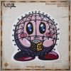 Pegatina Kirby asesino - Kirby Pinhead