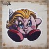 Pegatina Kirby asesino - Kirby Chucky