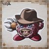 Pegatina Kirby asesino - Kirby Freddy