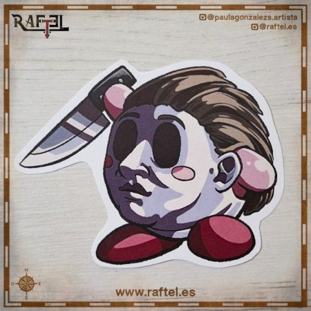Pegatina Kirby asesino - Kirby Myers