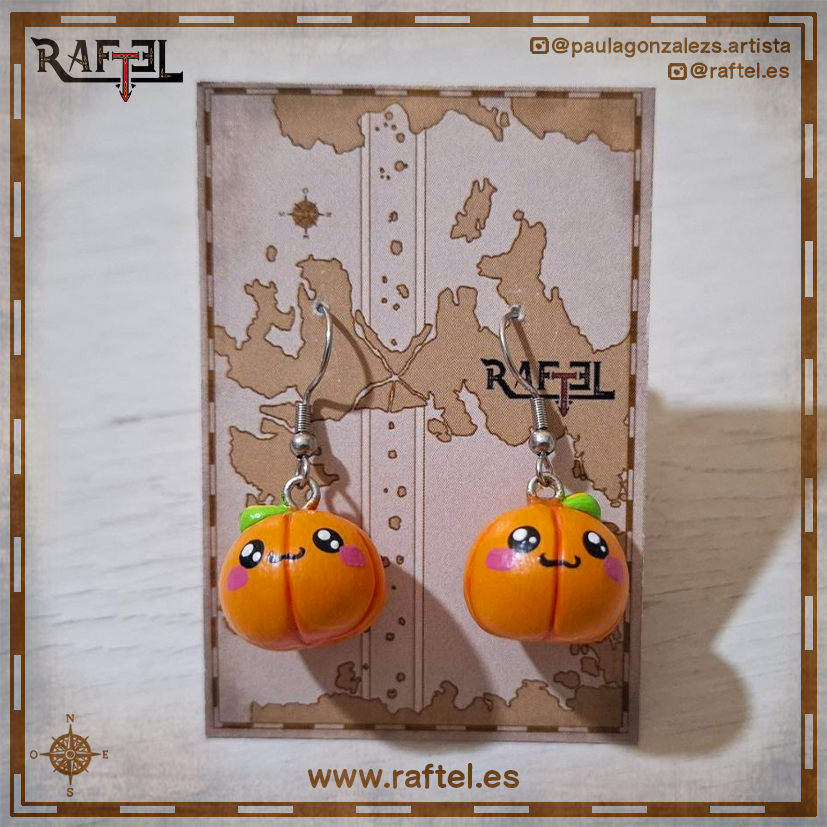 Pendientes Calabazas kawaii (Edidión 2026)