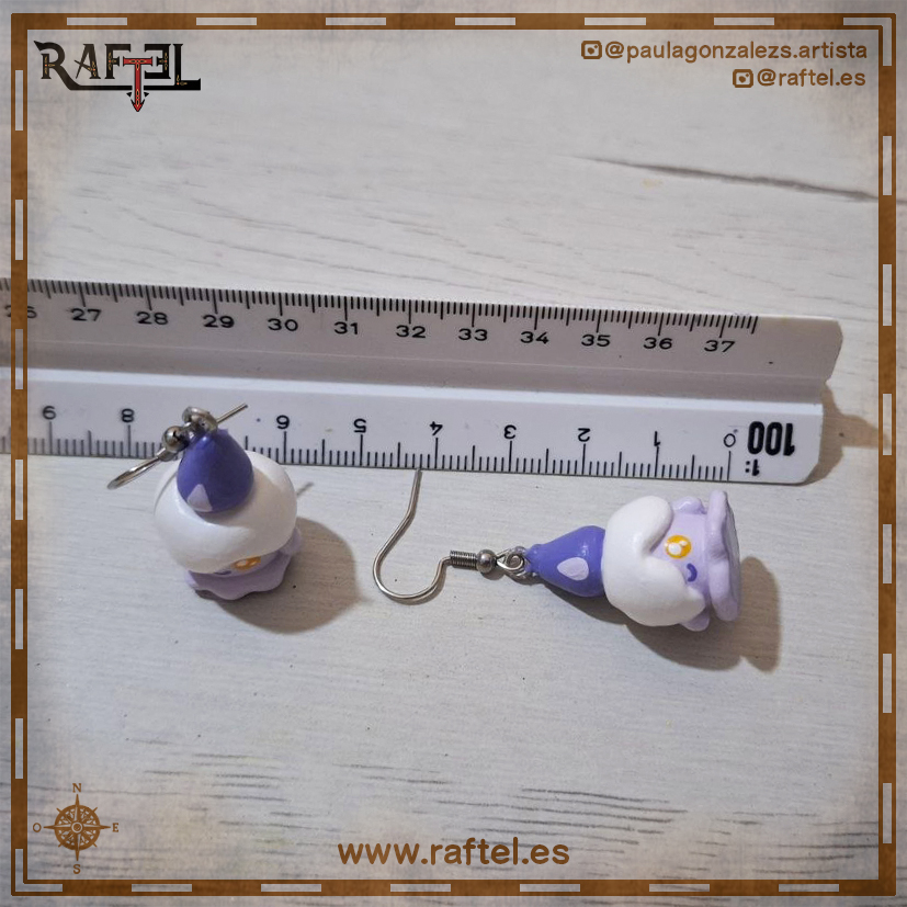 Pendientes Pokemon - Litwick (Edidión 2026)