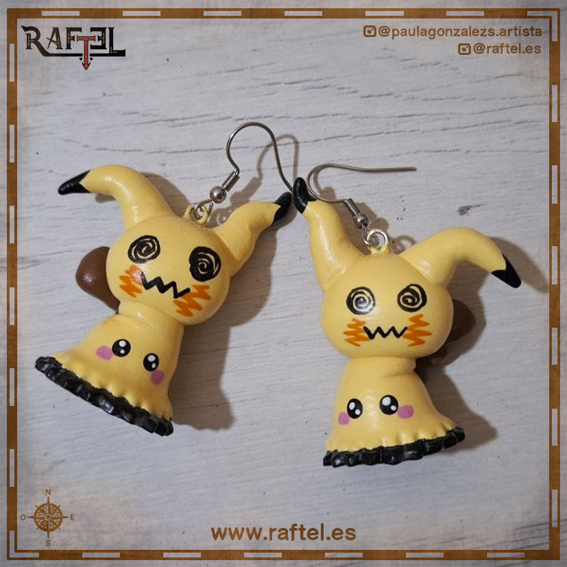 Pendientes Pokemon - Mimikyu (Edidión 2026)
